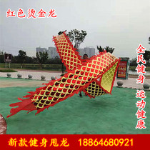 Square dance fitness Dragons dragon dance Dragons dug ribbon single dragon dance sports steel frame light faucet