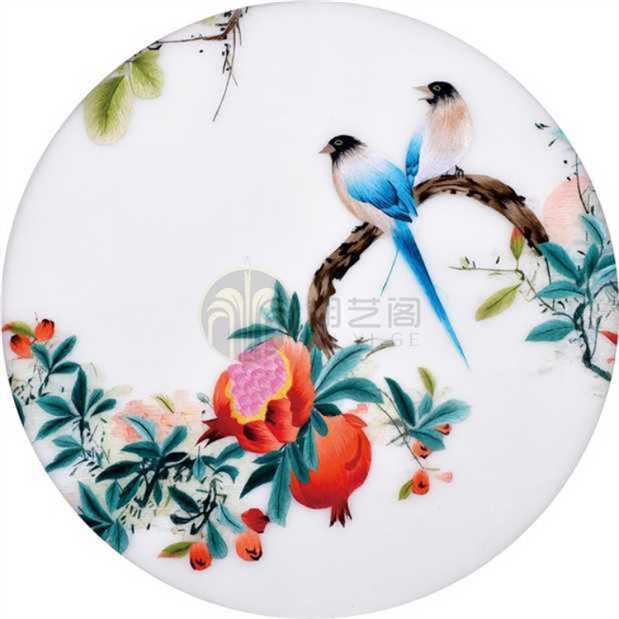 khâu thêu diy quét mới bắt đầu nhập zero-based Yan Bolong chim và tay hoa bộ dụng cụ thêu học - Bộ dụng cụ thêu tranh thêu phật quan âm