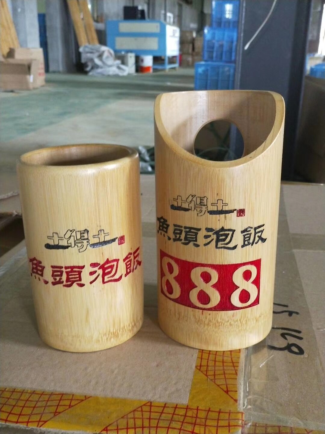 Chopstick cylinder pen holder line wine order sign lettering trademark LOGO token large size bamboo product Vegetable Sign Cylinder Bamboo cylinder