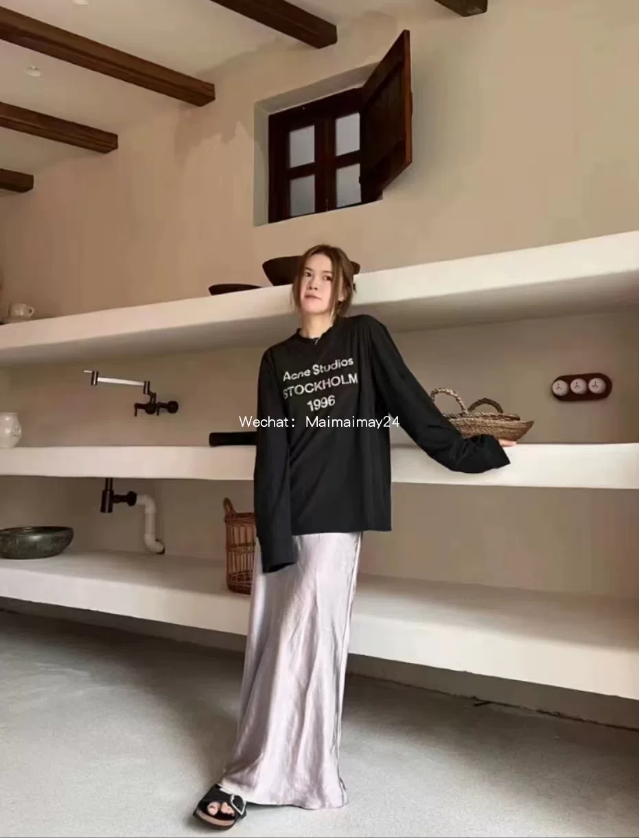 Abao State ACNE Studios 1996 Making an old long -sleeved T -shirt CL0197 neutral style
