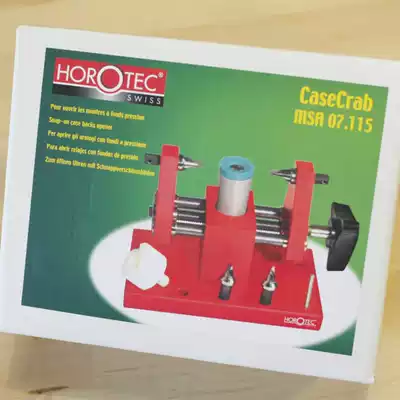 Table repair tool Swiss origin HOROTEC MSA 07 115 watch open cover skid cover Machine