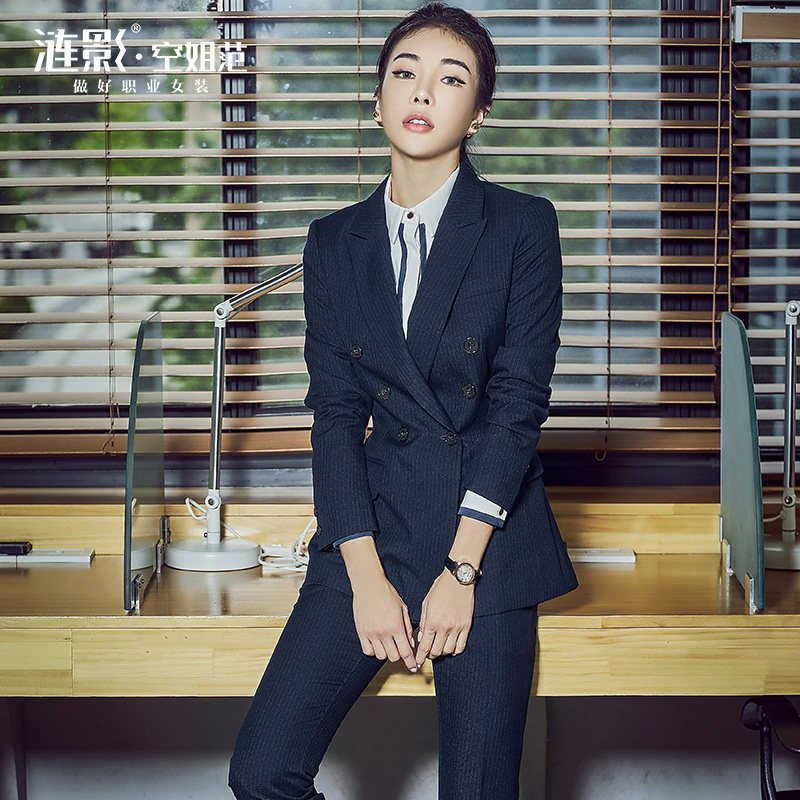 Lianshadow Superior Sense Professional Suit Suit Women Autumn Winter Temperament Manager Attorney Sales Department Workwear Suit Suit-Taobao