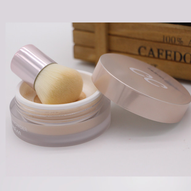 Kazilan Beauty Oil Control Concealer Setting Powder Snail Air Cushion Controlling Powder 02 Soft Skin White Loose Powder ສີທໍາມະຊາດ