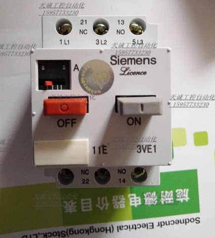 Original Beijing Machine Tool Factory Siemens Machine Tool Protection Circuit Breaker 3VE1015-2MUOO 2HU00