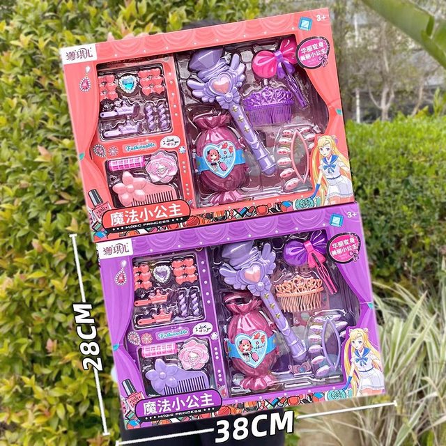 Magic Wand Flashing Toy Gift Box for Girls Kindergarten Training Class Gift Children's Day Gift