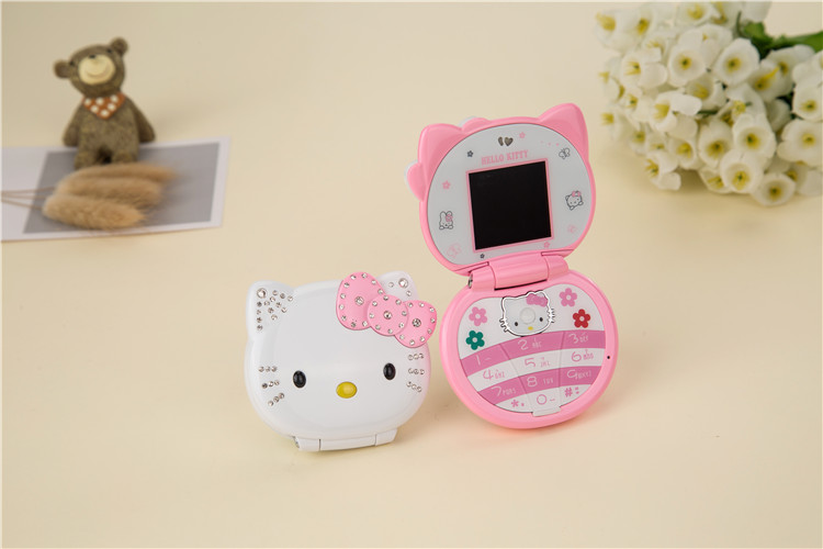 Xin chào điện thoại di động Kitty Kuh sinh viên trẻ nam và nữ mát và vỏ sò T99 dễ thương phim hoạt hình nhỏ siêu nhỏ bỏ túi - Điện thoại di động điện thoại samsung a31