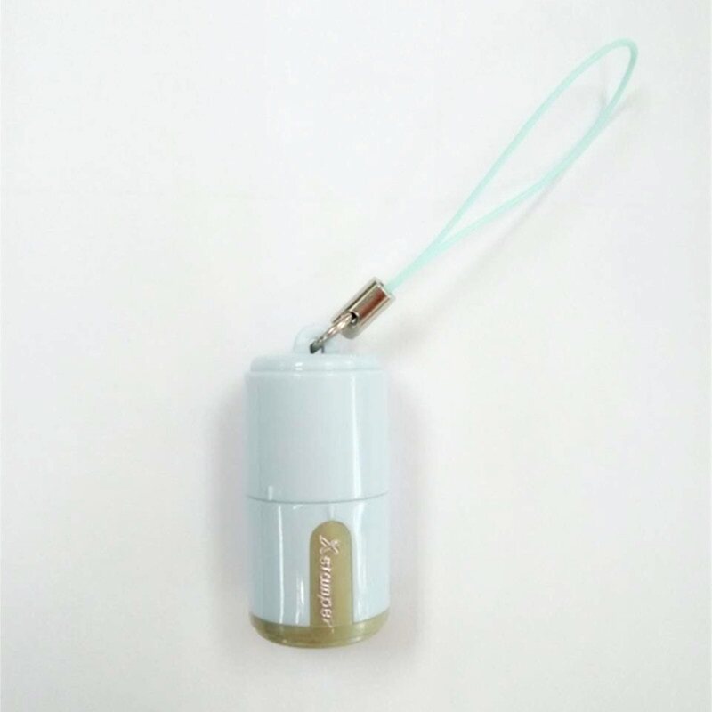 Flag Card Student White Collar Child Name Phone Pattern Seal Mini Name Badge Mobile Phone Pendant Print