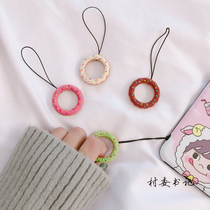 Donut rope for Apple iPhone6s 7plus 8 x phone case keychain hanging lanyard Universal
