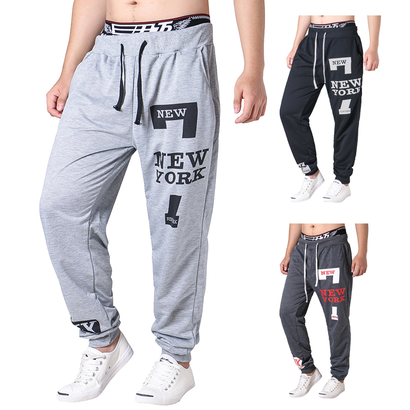 Men Sports Gym Pants Casual cotton Men Trousers Jogger Pants在类目 男装, 休闲裤中 - 来自Buy2taobao.com提供专业的淘宝代购服务
