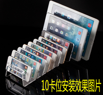 7 Bit 10 bit 15 C hand tour studio bracket multiple Android mobile phone charging rack tablet