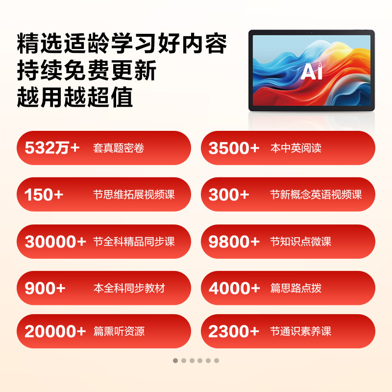 [Contact Customer Service] Iflytek Ai Intelligent Learning Machine P30 Turbo Elementary School, Middle School, High School Intelligent Student Tablet High School Learning Machine Flagship Store