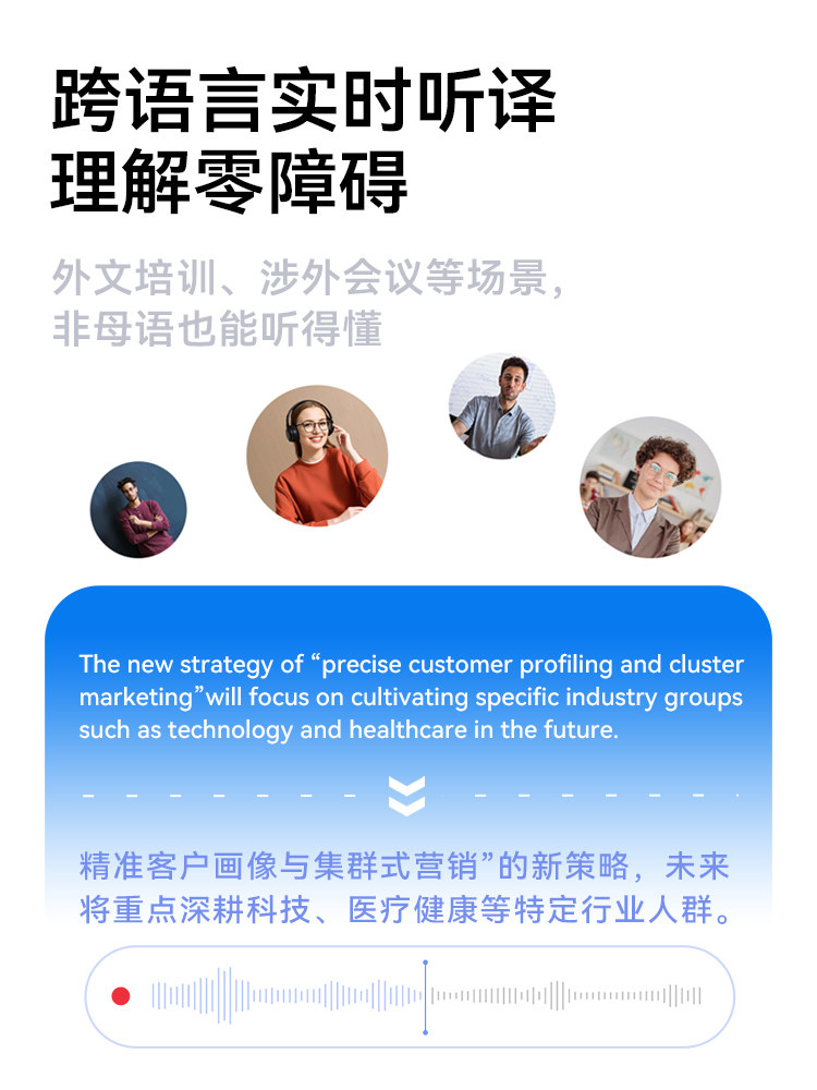 Iflytek Magic Professional Voice Recording Pen with Text-To-Speech Function and Ultra-Long Battery Life