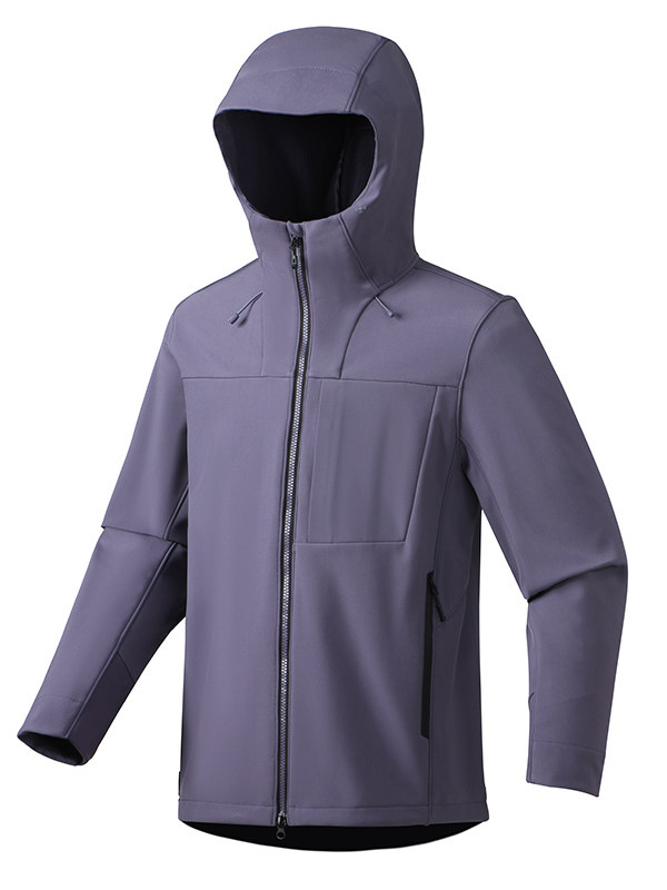 2025 Spring and Autumn Big Brand Men's Softshell Jacket Mountaineering Suit Hooded Integrated Waterproof Outdoor Sports Jacket Coat