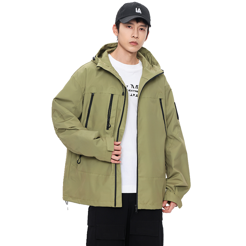 2024 Celebrity Style Mountain Jacket for Men and Women, Spring and Autumn Trendy Brand Couple Outfit, Mountaineering Clothing, Plus Size Functional Jacket