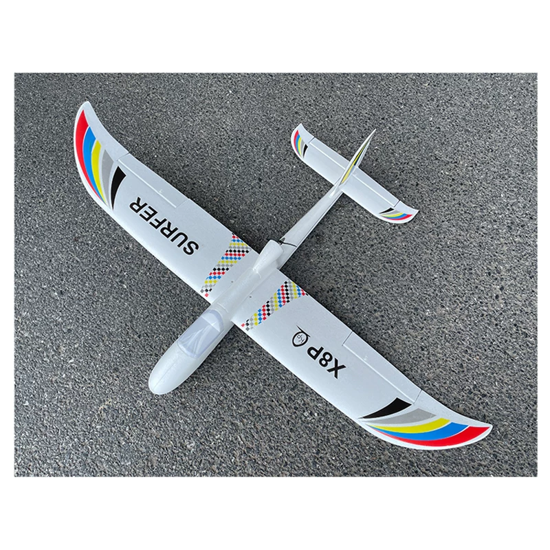 Airplane with fixed wing, glider, flight control, trainer, remote control, 1.4meter