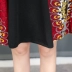 Mùa hè 2019 mới mẹ đầm đầm nữ in họa tiết Slim khí chất cỡ lớn phiên bản Hàn Quốc của váy đáy mỏng - Quần áo của mẹ
