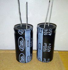 Power plate high quality aluminum electrolytic capacitor 450V100UF 100UF 450V price advantage