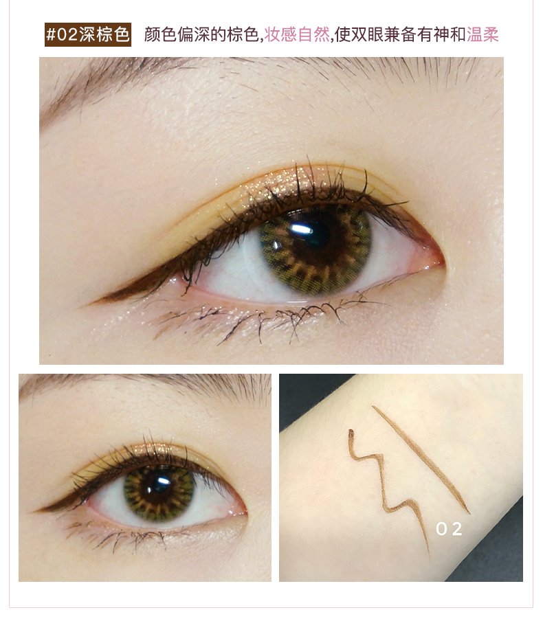 Bút kẻ mắt màu cam Judydoll rất mịn không thấm nước và không thấm mồ hôi không bắt đầu nở hoa nữ chính hãng - Bút kẻ mắt kẻ mắt nước bị khô