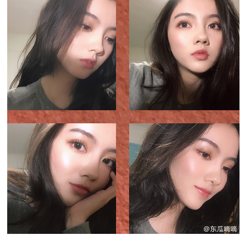 Orange Judydoll Lucky Balloon Dòng Tri-màu Mousse Blush Nude Trang Điểm Sáng Blush Tự Nhiên Công Suất Sửa Chữa bảng má too faced