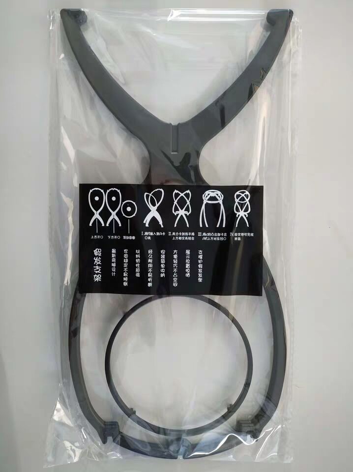 Wig special bracket placement wig anti-deformation BB clip airbag comb antistatic comb colour random