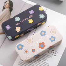 Sunglasses GLASSES CASE INS WIND MINIMA DAY DEPARTMENT RETRO ANTI-PRESSURE PORTABLE GLASSES CASE SCHOOLGIRL CHERRY BLOSSOM GLASSES CASE