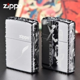 Мужская ветрозащитная оригинальная зажигалка на керосине, зеркальный эффект