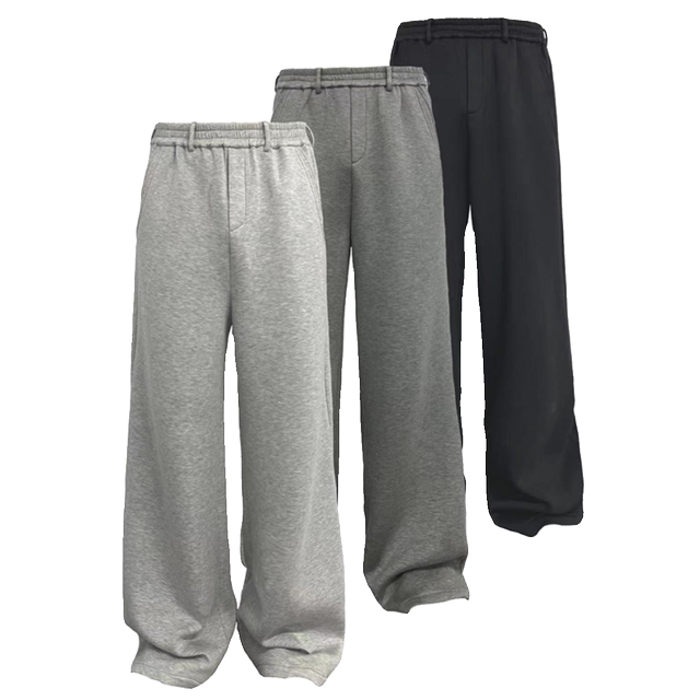 JCAESARCASUALSWEATPANTS space cotton silhouette sweatpants bootcut sweatpants casual and comfort pockets