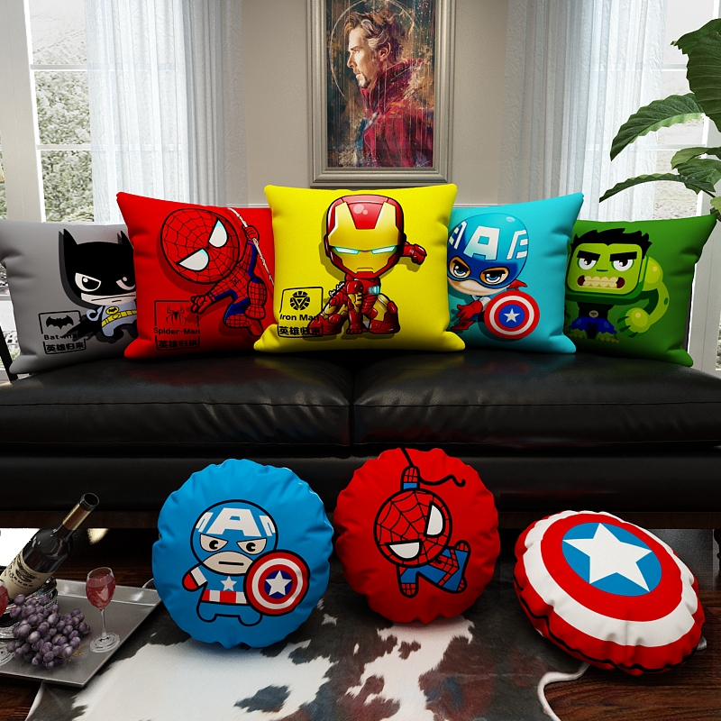 Dual-Purpose Pillow and Quilt for Car, Children's Nap Pillow, Marvel Spider-Man Cute Pillowcase, Cushion Pillow for Summer Dual-Purpose Pillow and Quilt for Car, Children's Nap Pillow, Marvel Spider-Man Cute Pillowcase, Cushion Pillow for Summer