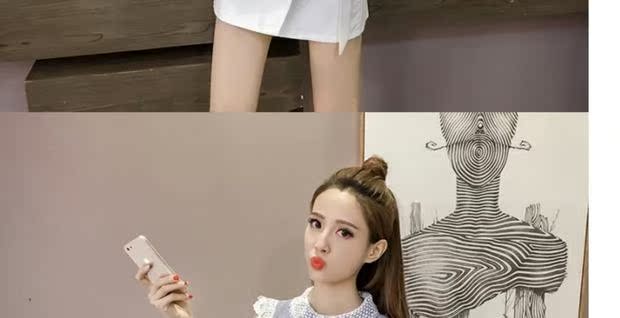 Mùa hè 2018 mới Han Fan búp bê openwork ren chạm đáy áo khâu voan áo sơ mi nữ tay ngắn tay áo thủy triều áo sơ mi trắng nữ công sở