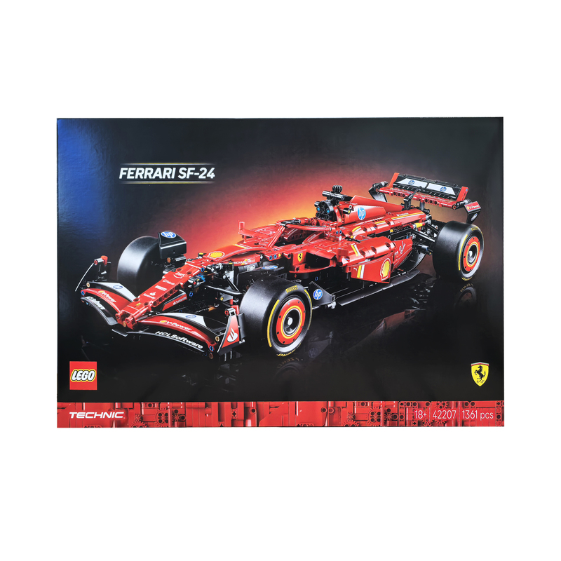 Lego 42207 Ferrari Sf-24 F1 Racing Car Mechanical Set Building Blocks