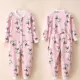 Bộ đồ ngủ cho bé dâu Dâu bé gái chống máu Big Boy Quần áo một mảnh Xuân và thu dài shop quan ao baby