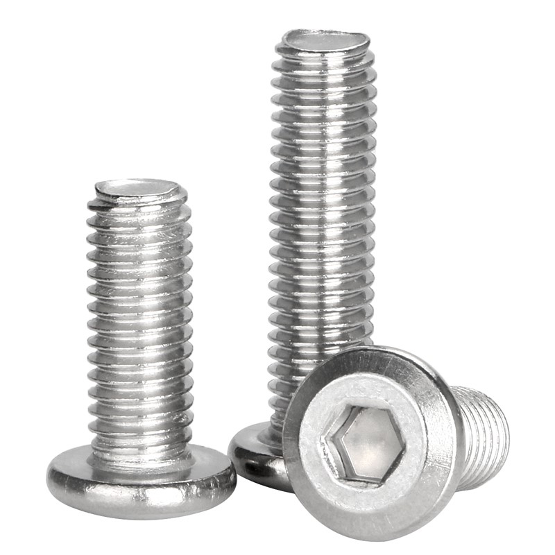 Stainless steel guardrail flat head hexagon socket head screw rivet screw household screw