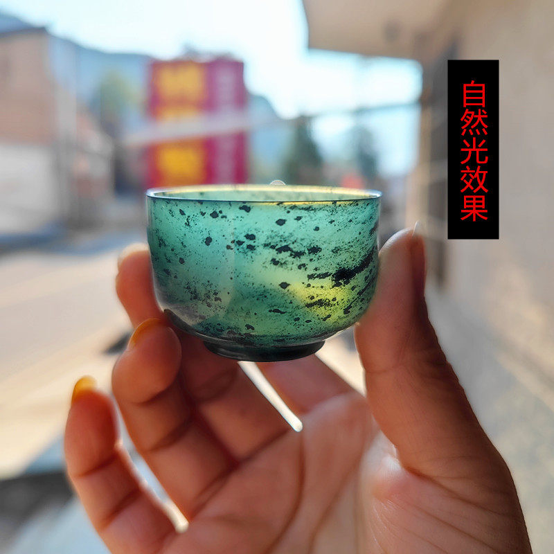 酒泉夜光杯祁连墨玉酒杯!甘肃特产+蛇纹玉神器,泡茶喝酒都高级到爆!-珠宝半成品-淘宝好物网