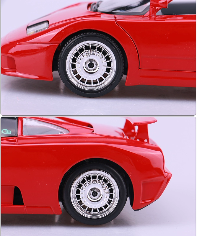 Bimei Gao 1:18 Bugatti EB110 / 1994 Racing Mô phỏng tĩnh Mô hình xe hợp kim Mô hình xe thể thao