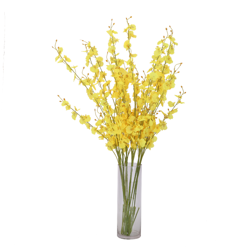 跳舞兰仿真花文心兰黄色假花绢花干花迎春花套装婚庆家居装饰插花 跳舞兰仿真花文心兰黄色假花绢花干花迎春花套装婚庆家居装饰插花