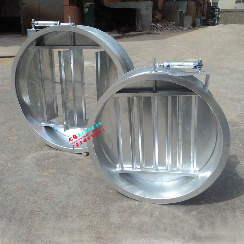 Production processing: circular square pneumatic wind valve pneumatic regulating valve air regulating valve pneumatically multi-leaf regulating valve-Taobao