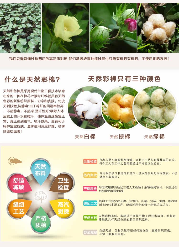 Coffret cadeau pour bébé coton en coton biologique - Ref 1957219 Image 13