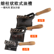 Multifunctional cylindrical oil sump clip molten gold casting gold and silver copper round strip mold Gold and silver strip block casting mold oil sump