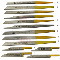 Flat edge carving knife edge Round edge hypotenuse edge Flat edge Pointed edge Micro-inlaid blade Triangular shovel shovel Hook wire knife