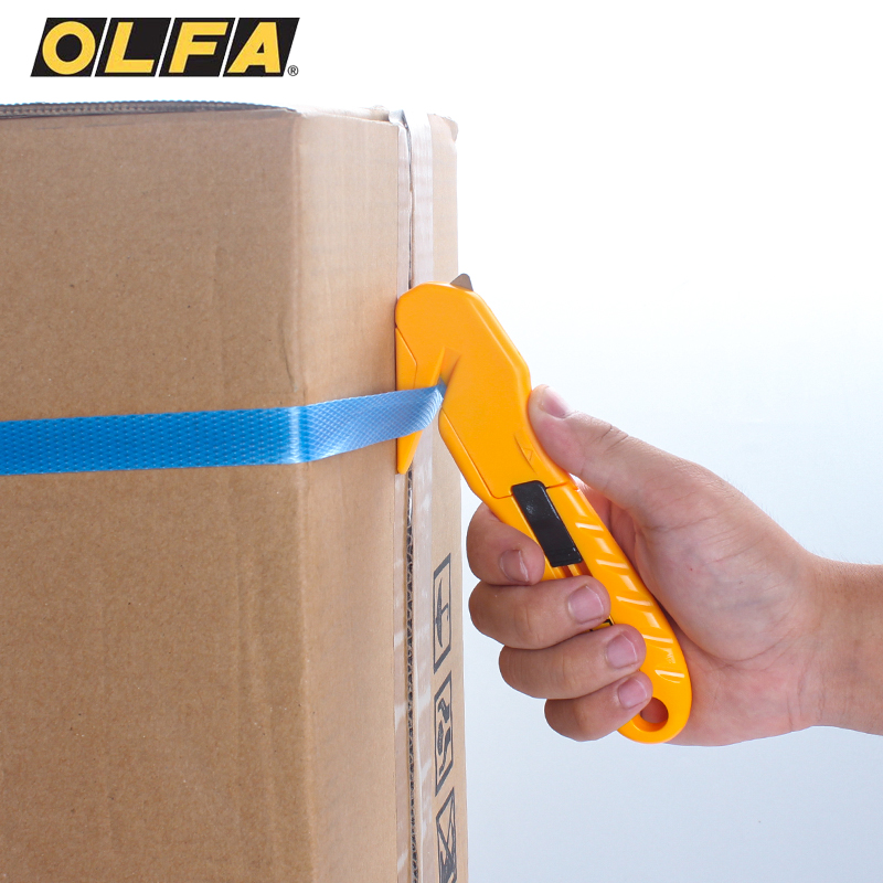 JAPAN ORIGINAL OLFA SAFE OPEN BOX KNIFE SK-10 HOOK KNIFE PACKAGING WITH CUTTING AND CUTTING KNIFE DEMOLITION EXPRESS PACKAGE WRAPPING WOUND FILM Packing With Cutter Carton Opener Safety Operation Beauty Cutter