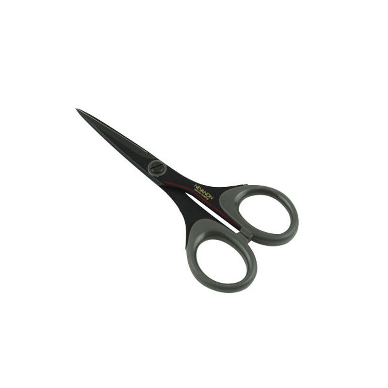 Japan imported pill chapter SILKY (silk cut) more with non-stick scissors straight black blade Teflon scissors black multi-functional simple creative scissors office handmade handbook professional portable safety scissors