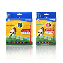 German Yiya color lead LYRA Groove slim Primary School students special colored pencil water soluble kindergarten pen 24 color 36 color paper box hole professional children color pencil