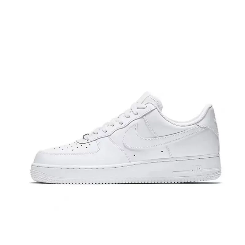 Кроссовки мужские и женские Nike Air Force 1 AF1 Pure White No. 1 low - помощь (help) CW2288/DD8959
