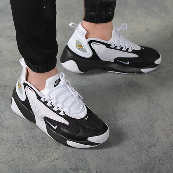 nike zoom 2k black and white mens