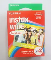 Fuji Polaroid trắng bên 5 inch giấy rộng instax210 wide300 phim đen và trắng Phủ định cầu vồng - Phụ kiện máy quay phim máy ảnh instax mini 9