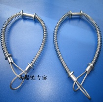 Explosion-proof cable oilfield equipment injection molding machine explosion-proof chain wire rope cleaning company High pressure tubing explosion-proof chain