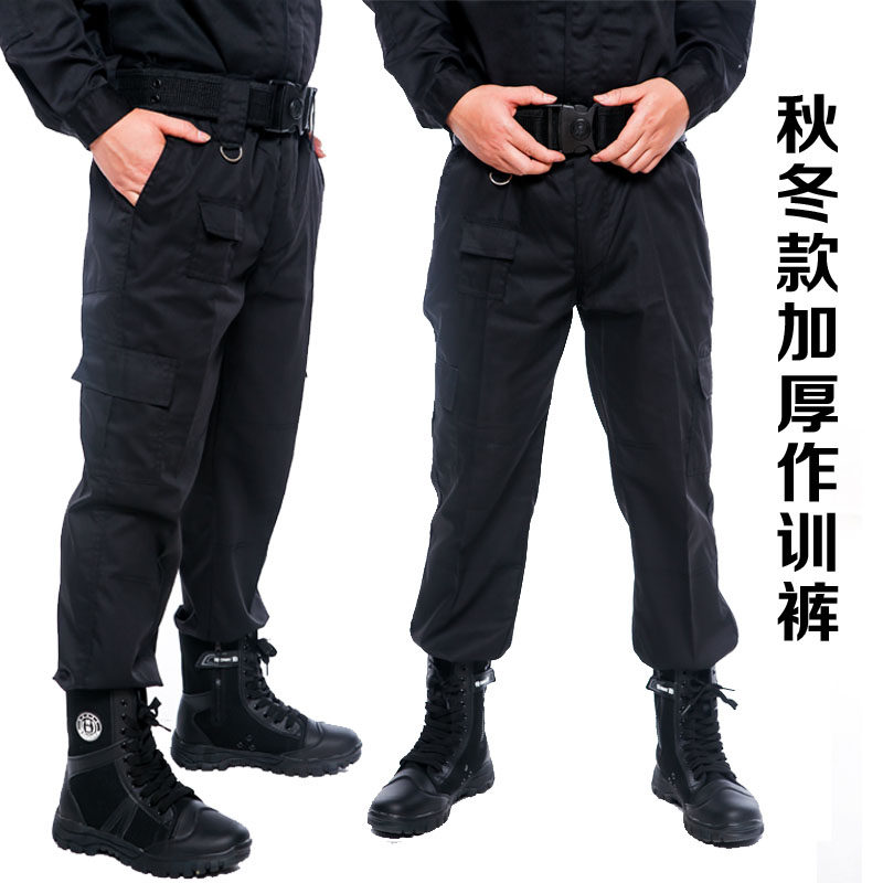 Black Secret Service security Overalls Trousers Logo for training Summer and winter shoes Pants Gloves Belt T-shirt Pants