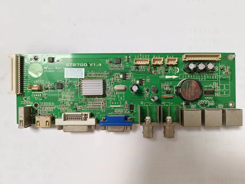 Original Disassembled Lcd Splicing Processor Motherboard St8700 V1.4 Driver Board Supports Samsung Lg Boe
