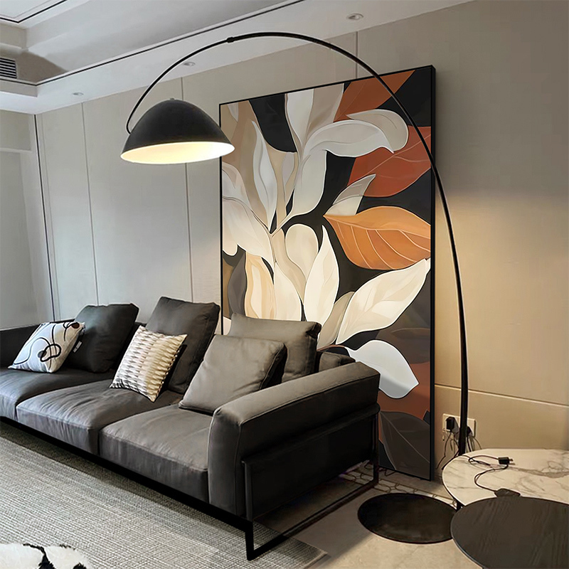 Modern Abstract Art Decorative Painting, Wabi-Sabi Style Niche Art Wall Art, Large Floor-To-Ceiling Painting for Living Room Background Wall Modern Abstract Art Decorative Painting, Wabi-Sabi Style Niche Art Wall Art, Large Floor-To-Ceiling Painting for Living Room Background Wall