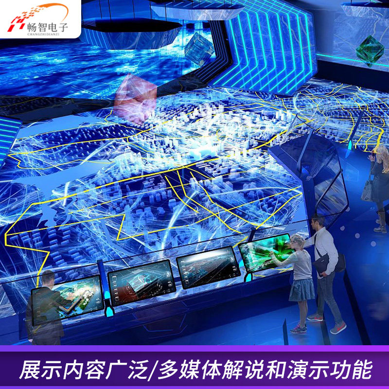 Electronic sand table system custom all kinds of intelligent dynamic projection sand table 3D animation projection sand table model company